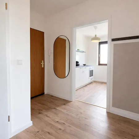 Appartement Mit Rheinblick, Messe, Balkon, Kueche, Parkplatz